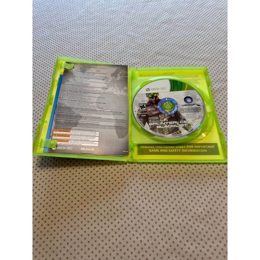 Tom Clancy's Splinter Cell Blacklist GameStop Edition Xbox 360 Ubisoft 2013
